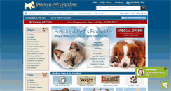 Desktop Screenshot of precious-pets-paradise.com